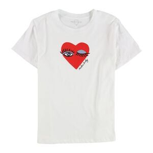 Project Social T Womens Kendra Dandy Graphic T-Shirt, White, Plus Size, 1X, DM